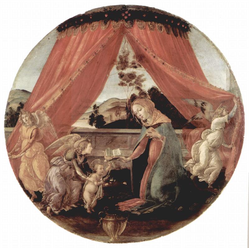 Sandro Botticelli Madonna del Padiglione oil painting picture